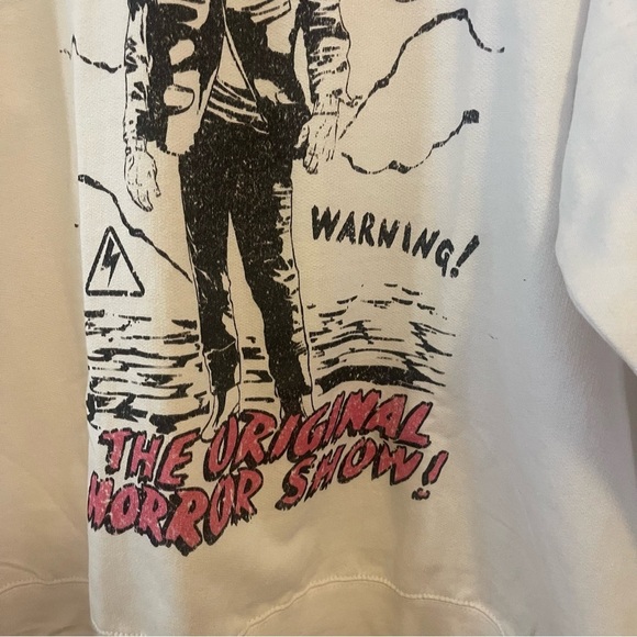 Urban Outfitters Sweatshirt XL New White Pink Frankenstein - Picture 5 of 11